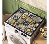 Alfombrilla Alféizar Ventana Alfombrilla Protectora para Secadora con Estampado, Funda Absorbente para Lavadora, Almohadilla Antideslizante Decorativa a Prueba de Polvo(Style C,65x80cm(26x31in))