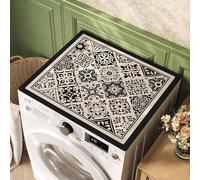 Alfombrilla Alféizar Ventana Alfombrilla Protectora para Secadora con Estampado, Funda Absorbente para Lavadora, Almohadilla Antideslizante Decorativa a Prueba de Polvo(Style D,40x70cm(16x28in))