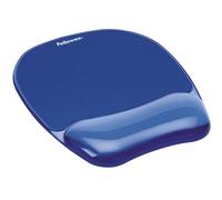 Alfombrilla - Alfombrilla ergonómica con reposamuñecas de Gel, Color Azul, diseño Antideslizante, Ideal para Oficina y Uso prolongado.