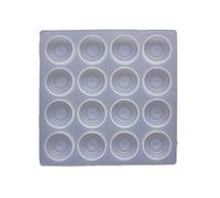 Alfombrilla/almohadilla De Silicona Para Sello De Cera Sellado De 16 Cavidades Para Manualidades Joyería Molde De Resina Epoxi De Silicona/almohadilla Para Cera