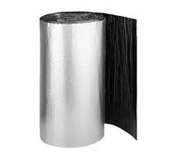 Alfombrilla amortiguadora de sonido para automóvil: almohadilla aislante de ruido para automóviles, rollo de revestimiento de protección térmica, lámina amortiguadora de papel de aluminio | Corte para