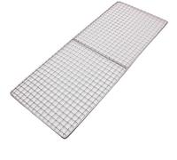 Alfombrilla antiadherente de acero inoxidable 304 para barbacoa, 15 x 15 cm, bandeja de cocción para asar y cocinar, Reu, accesorio de barbacoa fácil de limpiar