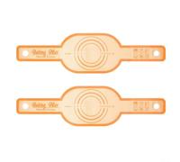 Alfombrilla antiadherente de silicona resistente al calor para horno holandés, asas largas para un uso fácil, diseñada para pan de masa madre y tareas pesadas de horneado (naranja)