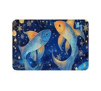 Alfombrilla Antideslizante Alfombra Interior De Bienvenida Constelación De Ensueño Piscis Lavable Alfombra De Baño para Tienda Interior Cocina 40X60Cm