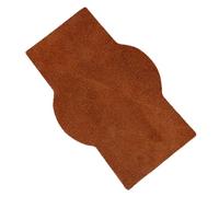 Alfombrilla antideslizante de 5 pulgadas maciza, alfombrilla de confort sólida, accesorio marrón grande de 5,31 x 2,56 pulgadas para una colocación estable con textura cómoda, ideal para músicos que