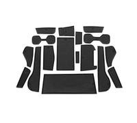 Alfombrilla Antideslizante De Goma con Ranura para Puerta Coche Almohadilla para Posavasos Accesorios para Lexus NX 2021 2022 Protege la Superficie Original del vehículo.(Negro)
