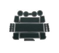 Alfombrilla Antideslizante De Goma para Ranura Puerta, Posavasos, Pegatinas A Prueba Polvo para Jeep para Patriot para Liberty 2007~2016 Estera Ranura Puerta Coche(Bianco)