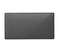 Alfombrilla antideslizante de silicona para salpicadero de coche, 180 x 130 mm, almohadilla de almacenamiento negra con patrón de rejilla, fuerte adherencia, apto para la mayoría de vehículos