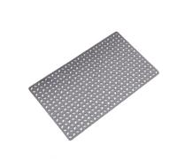 Alfombrilla antideslizante for ducha, alfombrilla con ventosa fuerte, antideslizante por las dos caras, hidrófoba hueca, adecuada for baño, cuarto de baño(Gray)