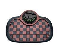 Alfombrilla antideslizante multifunción para coche, almohadilla giratoria antideslizante para salpicadero de coche con número de estacionamiento temporal, soporte para teléfono de coche y almohadilla