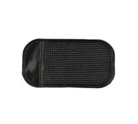 Alfombrilla antideslizante negra para salpicadero de coche, camión, barco, soporte de goma antideslizante para llaves de teléfono celular, gafas de sol, dispositivos GPS, tamaño de 13 x 7 cm