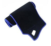 Alfombrilla Antideslizante Para Coche Cubierta Para Salpicadero Parasol Accesorio Para Coche Para Opel Para Vauxhall Para Astra J 2010-2014 2015(Polyester Blue Edge)