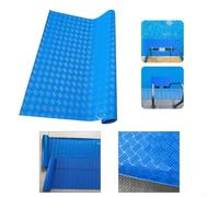Alfombrilla antideslizante para escalera de piscina con acolchado protector de PVC para evitar resbalones y arañazos en los escalones, y tapete de seguridad flexible (90 x 60 cm)