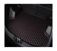 Alfombrilla Antideslizante para Jaguar F-Pace 2016-2025 Impermeable Resistente Protección Duradera Interior del Coche Estera Trasera Maletero para Tipo Clima Tapete para Maletero(Black Red A)