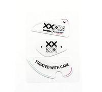 Alfombrilla antideslizante para mouse Logitech MX Master 4, bordes redondeados curvos, patines, compatible con mouse inalámbrico Logitech MX Master 4 (blanco)