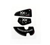 Alfombrilla antideslizante para mouse Logitech MX Master 4, bordes redondeados curvos, patines, compatible con mouse inalámbrico Logitech MX Master 4 (negro)