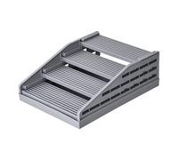 Alfombrilla antideslizante para para gatos, diseño de rejilla ancha | ajustable, escalones desmontables de 24 x 18 pulgadas, tapete de goma fácil de , aseo de gatos con función