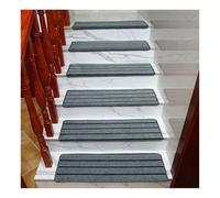 Alfombrilla Antideslizante para peldaños de Escalera, Franela Antideslizante para peldaños, Alfombrillas Redondeadas para escalones de Madera y hormigón, Paquete de 2, 23,6" x9,4 x1,2, Funda