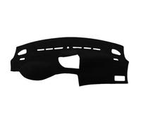 Alfombrilla Antideslizante para Salpicadero Coche Accesorio para Parasol para Peugeot 307 2002 2003 2004 2006 2007 2008 307SW 307CC(Negro,RHD)