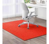 Alfombrilla antideslizante para silla de juegos, protector de suelo de oficina, tapete de escritorio para suelos duros, alfombra para ruedas de silla, laminado y protección de azulejos, 80 x 120 cm