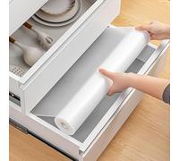 Alfombrilla Antideslizante para Suelos de cajones de 30 x 500 cm, Alfombrilla para cajones EVA, Alfombrillas de plástico, Alfombrillas Protectoras para frigoríficos y estantes, se Puede Cortar al