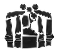 Alfombrilla Antideslizante para Taza para Kia para Sportage NQ5 2022 Versiones De América del Norte Accesorios Antideslizantes para Ranura De Puerta Protección(Bianco)