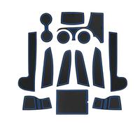 Alfombrilla Antideslizante Ranura Puerta Coche Compartimento De Almacenamiento Vaso Agua Volante A Derecha para Kia para Sportage NQ5 2023-2024(BLU)