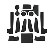 Alfombrilla Antideslizante Ranura Puerta Coche Compartimento De Almacenamiento Vaso Agua Volante A Derecha para Kia para Sportage NQ5 2023-2024(Negro)
