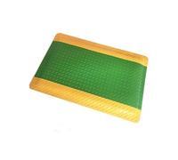 Alfombrilla antifatiga de Goma conductora antiestática de 20 mm: Almohadilla Gruesa for Banco de Trabajo de Garaje y almacén.(Yellow+Green,11.8x19.7in/30x50cm)
