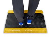 Alfombrilla antifatiga para pie, almohadilla de PVC gruesa que ayuda a aliviar el dolor de espalda y piernas, para talleres de fábrica