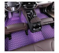 Alfombrilla automóvil Alfombrillas Coche Personalizadas para A7 para Sportback 4GA 4GF 2010-2016 2017 2018 Detalles Interiores Accesorios Alfombra Alfombrilla para Coche(Púrpura)