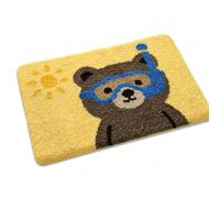 Alfombrilla Baño Antislizante , Oso buceador , 50×80, 50 | Base fibras textiles, Alfombra absorbente baño, Entrada l cuarto baño, Para resintes