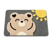 Alfombrilla Baño Antislizante , Oso solar , 40×60, 60 | Base fibras textiles, Alfombra absorbente baño, Entrada l cuarto baño, Para resintes
