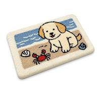 Alfombrilla Baño Antislizante , playa , 50×80, 50 | Base fibras textiles, Alfombra absorbente baño, Entrada l cuarto baño, Para resintes