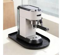 Alfombrilla Cafetera, 40 x 25 cm Silicona Tapete Cafetera, Antideslizante y Impermeable con Borde Alto, Alfombrilla Escurreplatos para De Longhi Cafetera Ninja Nespresso Gevi Keurig Cuisinart Tastyle