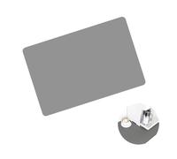 Alfombrilla Cafetera, 60 x 50cm Alfombrilla Escurreplatos con Fondo Antideslizante Estera para Máquina de Café Alfombrilla Escurreplatos Protector de Encimera, para Mostrador de Cocina (Gris Claro)