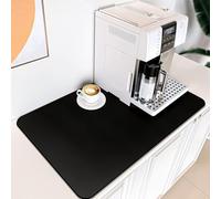 Alfombrilla Cafetera 60cmx50cm Alfombrilla Escurreplatos Fondo Negro