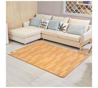 Alfombrilla calefactable, Alfombra calefactable de grafeno, Calentador de pies eléctrico, Temperatura Ajustable, Almohadilla térmica, Alfombra calefactable para Yoga,E,19 2/3 x23 5/8"