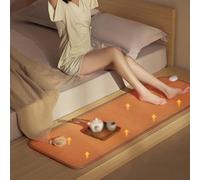 Alfombrilla Calefactable para Debajo del Escritorio, Alfombra Calefactable De Interior De Bajo Consumo, Almohadillas Térmicas Eléctricas Y Calentador De Pies(50 * 100cm)