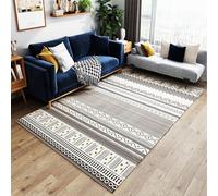 Alfombrilla calefactora para suelo, calentador de espacio infrarrojo eléctrico, almohadilla calefactora de cristal de carbono, alfombra grande con calefacción(A,50x80cm)
