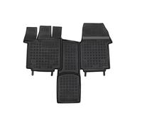 Alfombrilla Caucho 3D Premium Apto para VW MULTIVAN T7 Delantero c Todos los Modelos Incluido eHybrid (PHEV) | 2021 - |