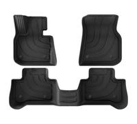 Alfombrilla Coche para BMW para X4 2019-2025 Tapetes TPE Maletero Todo Tipo Clima Tapete Revestimiento Carga Delantero Trasero Antideslizantes Impermeables Pies(Floor mats)