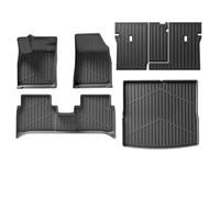 Alfombrilla Coche para Q4 para E-Tron 2022-2025 Alfombrillas TPE Todo Tipo Clima Antideslizantes Impermeables Almohadilla Trasera Maletero Revestimiento Carga(LHD 7pcs Set)