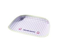 Alfombrilla Comida Gatos | con Almohadilla Impermeable Tipo Botón A Presión | Tapete Cuencos Comida Agua Perro,para Gatito Cachorro Raza Pequeña Mediana Grande Interior Exterior Hogar Viaje Camping