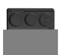 Alfombrilla Compactadora,Base de Compactación de Silicona - Base Prensa Polvos para Hogar Cafetería Restaurante Bar Comercial