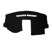 Alfombrilla Cubierta salpicadero Alfombrilla Anti-UV Para Salpicadero De Coche Para VW Para POLO MK4 2002 2003 2004 2005 2006 2007 2008(LHD Suede-Black edge)