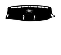 Alfombrilla Cubierta salpicadero Para Ford Everest Ranger 2015-2021 Cubierta Tablero Automóvil Tapete Almohadilla Interior Parasol Protector Alfombra(RHD Black)