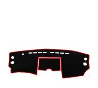Alfombrilla Cubierta salpicadero Para Nissan X-Trail T31 2008-2013 Alfombrilla Para Salpicadero Coche Visera Solar Alfombra Anti-UV(LHD Red Edge)