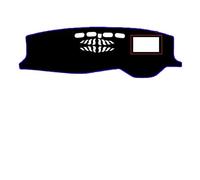 Alfombrilla Cubierta salpicadero Para Volvo Para XC90 2015-2021 LHD RHD Dashmat Pad Dashboard Cover Alfombra Dash Mat Dash Mat Car Dashboard Cover(Blue RHD With NAV)