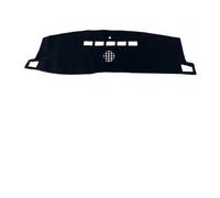 Alfombrilla Cubierta salpicadero Parasol Para Cadillac Para Escalade 2007-2014 Cojín Antideslizante Y Anti-UV Para Salpicadero Coche(LHD Black)